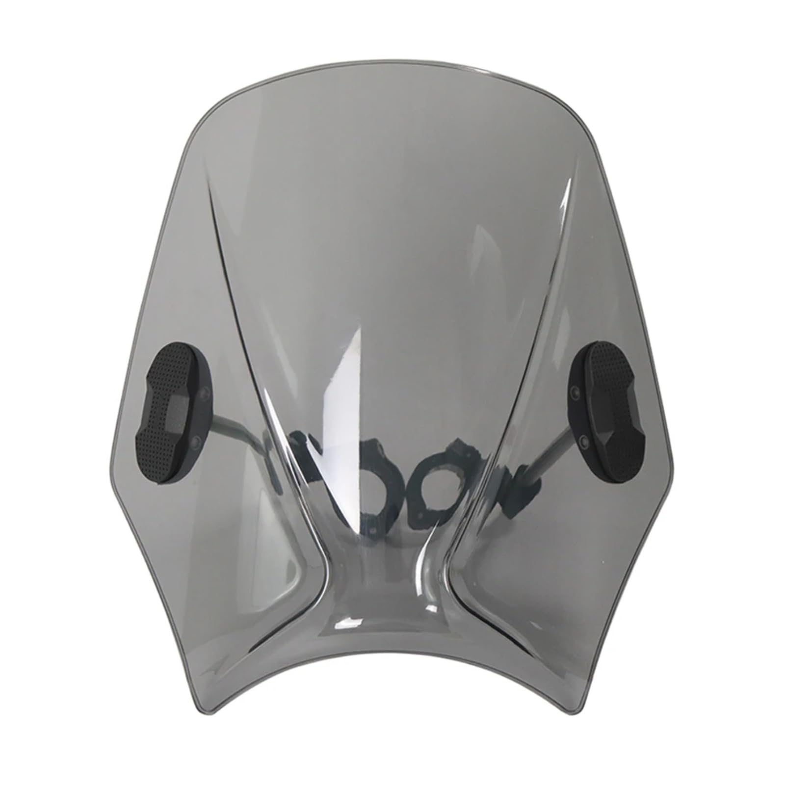 CFDEKOIB Motorrad Windschutzscheibe Für Eliminator 125 1998-2007 Motorrad Windschutzscheibe Runde Für Street Bikes Windschutzscheibe Bildschirm Motorrad Windschutzscheibe Spoiler(Light Grey) von CFDEKOIB