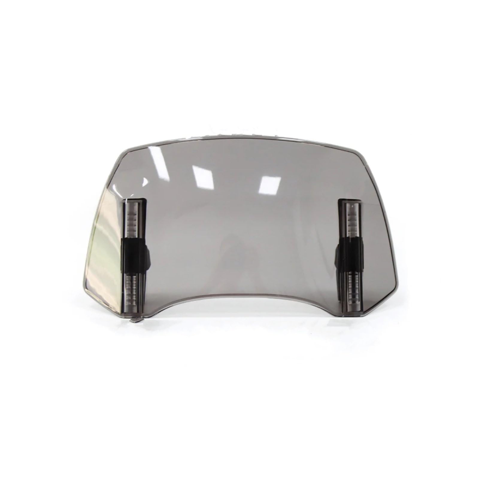 CFDEKOIB Motorrad Windschutzscheibe Für F750GS Für F850GS Für G310GS Universal Motorrad Windschutzscheibe Verlängerung Einstellbare Spoiler Deflektor Motorrad Clip Auf Windschutzscheibe(Light Smoke) von CFDEKOIB