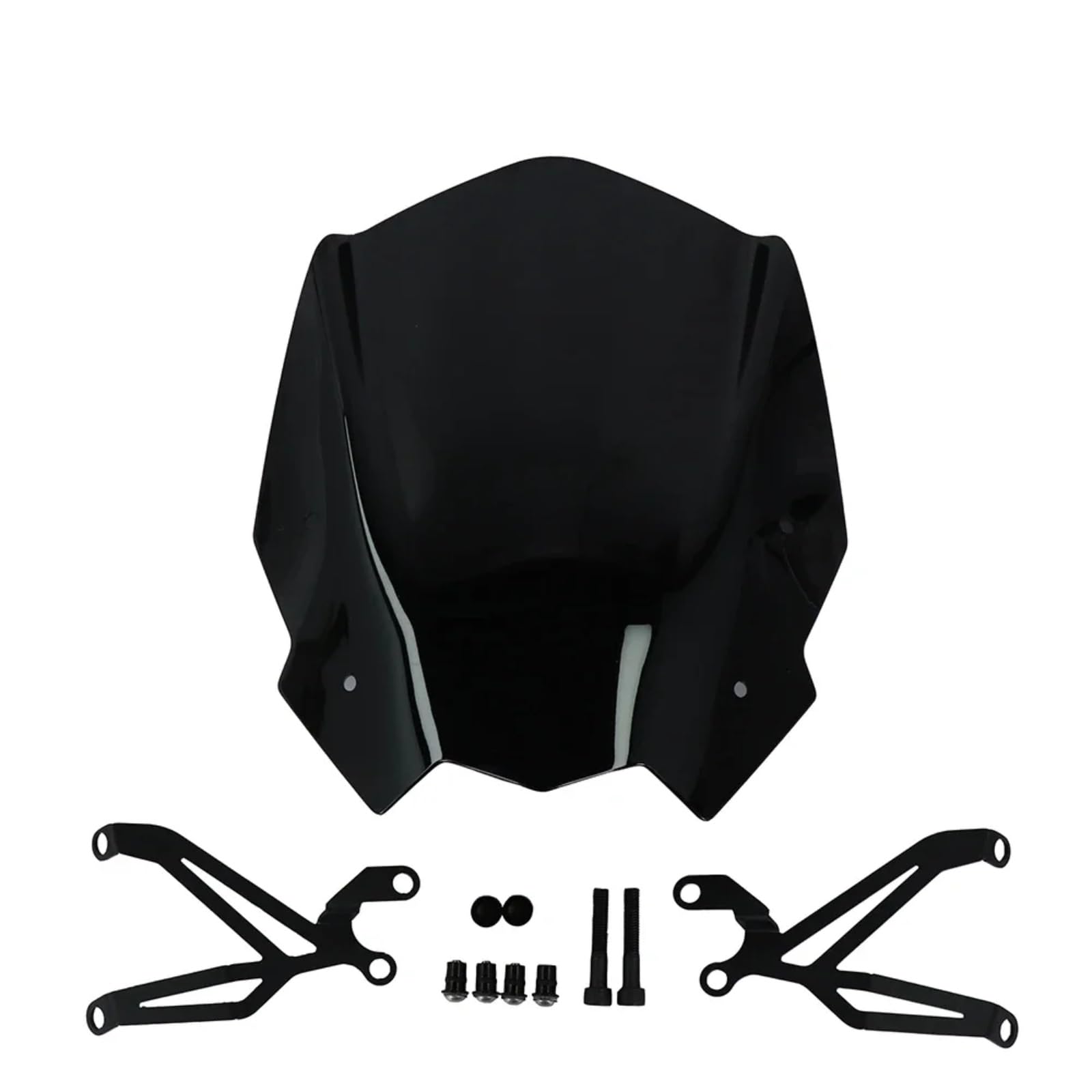 CFDEKOIB Motorrad Windschutzscheibe Für G310R 2017-2024 Windschutzscheibe Motorrad Windschutz Windschutz Zubehör Mit Montage Halterung Deflektor Motorräder Spoiler(Black) von CFDEKOIB