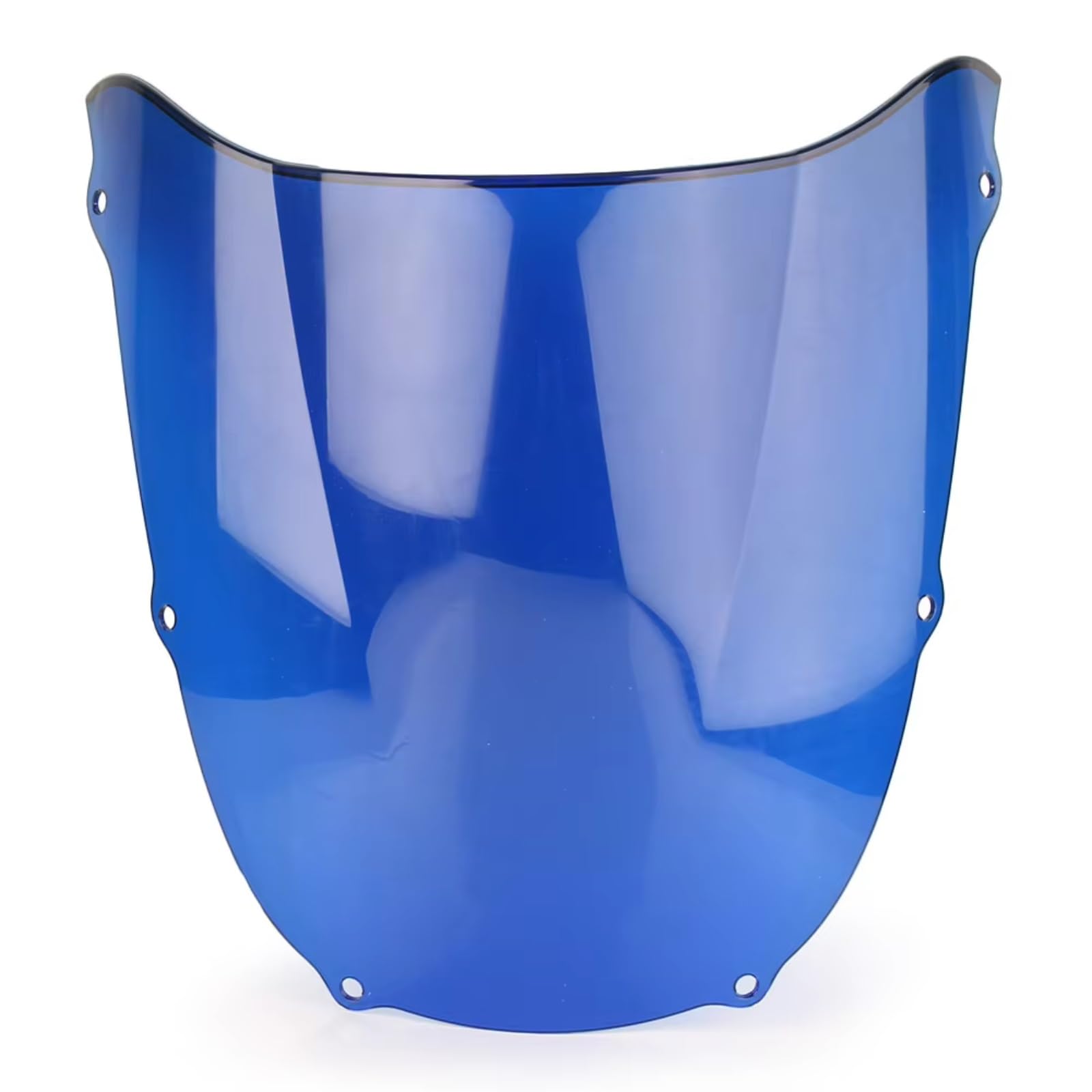 CFDEKOIB Motorrad Windschutzscheibe Für Ninja Für ZX-6R 1998 1999 Motorrad Zubehör Ersatz Motorrad Windschutzscheibe Windschutzscheibe Double Bubble Motorrad Windschutzscheibe Spoiler(Blue) von CFDEKOIB