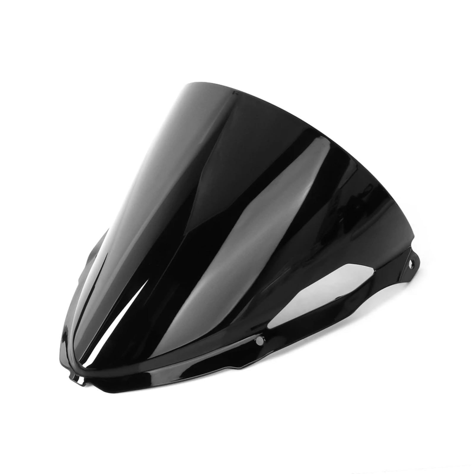 CFDEKOIB Motorrad Windschutzscheibe Für Ninja Für ZX6R 2024 Motorrad Windschutzscheibe Anti-Scratch-Screen Roller Windschutzscheibe Spoiler Motorrad Deflektor Windschutzscheibe(Black) von CFDEKOIB