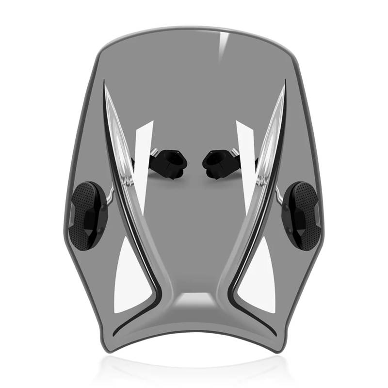 CFDEKOIB Motorrad Windschutzscheibe Für XSR900 2016-2021 Windabweiser Universal Motorrad Windschutz Windschutz Deckt Bildschirm Motor Motorrad Windschutz Spoiler Ab(Gray) von CFDEKOIB