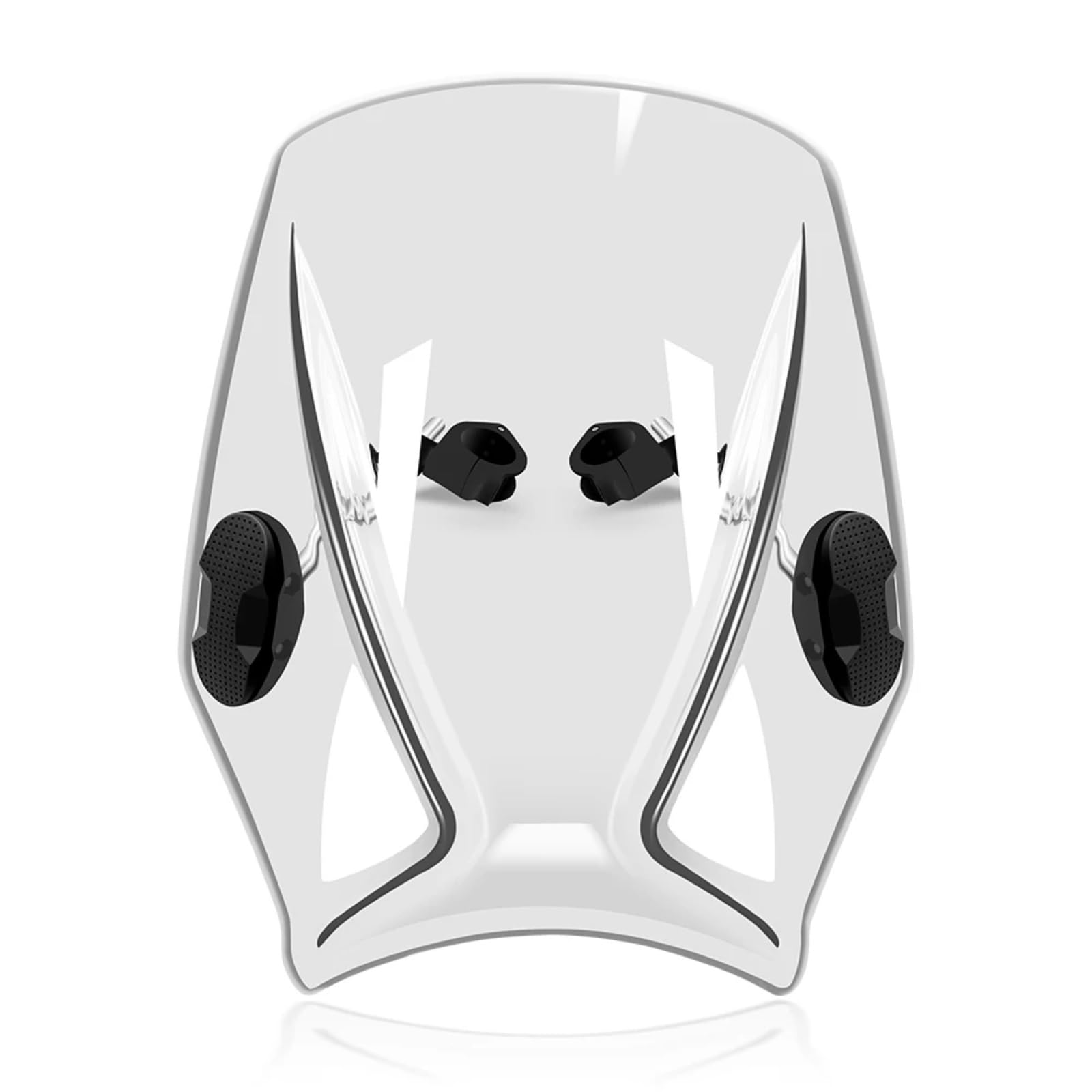 CFDEKOIB Motorrad Windschutzscheibe Für XSR900 2016-2021 Windabweiser Universal Motorrad Windschutz Windschutz Deckt Bildschirm Motor Motorrad Windschutz Spoiler Ab(White) von CFDEKOIB