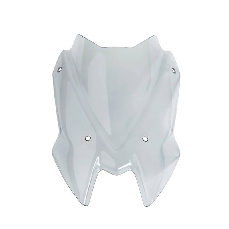 CFDEKOIB Motorrad Windschutzscheibe Für Z650 2020-2023 Windschutzscheibe Windschutz Air Deflektor Motorrad Frontscheibe Wind Zubehör Motorrad Windschutz Spoiler(Light Smoke) von CFDEKOIB