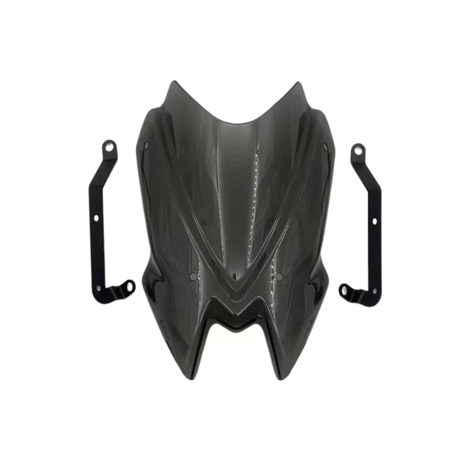 CFDEKOIB Motorrad Windschutzscheibe Für Z900 2020–2024 Schwarz Grau Motorrad-Zubehör Für Sport-Windschutzscheibe Windschutzscheibe Visier Motorrad-Windschutzscheibe(Dark Gray) von CFDEKOIB