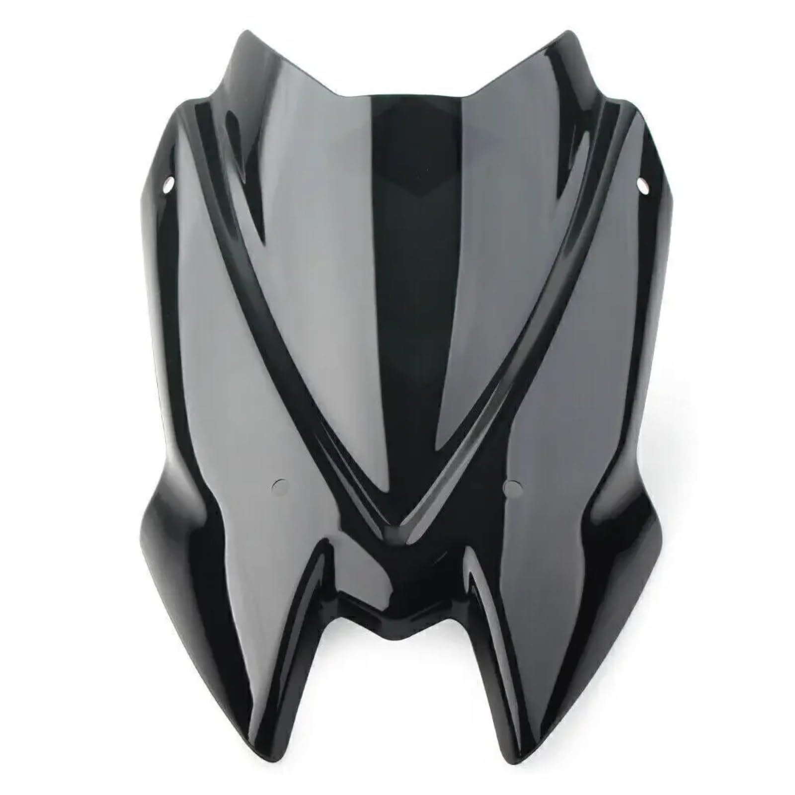 CFDEKOIB Motorrad Windschutzscheibe Für Z900 Für Z650 2020-2023 Motorrad Schwarz Windschutzscheibe Windschutzscheibe Motorrad Windschutzscheibe Spoiler Motorrad Clip Auf Windschutzscheibe von CFDEKOIB