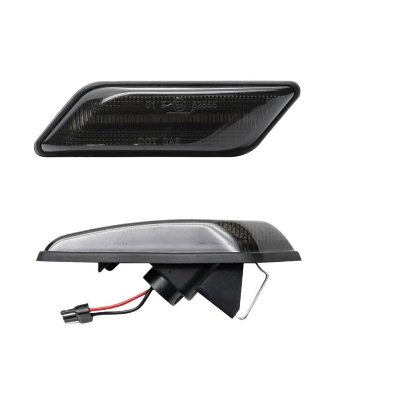 CFDEKOIB Seite Spiegel Blinker Kompatibel Mit Für Z3 E36 Coupe Roadster 1995 1996 1997 1998 1999 2000 2001 2002 Dynamische Seitenmarkierungsleuchten Blinker Lampe 63138389536(Smoked) von CFDEKOIB