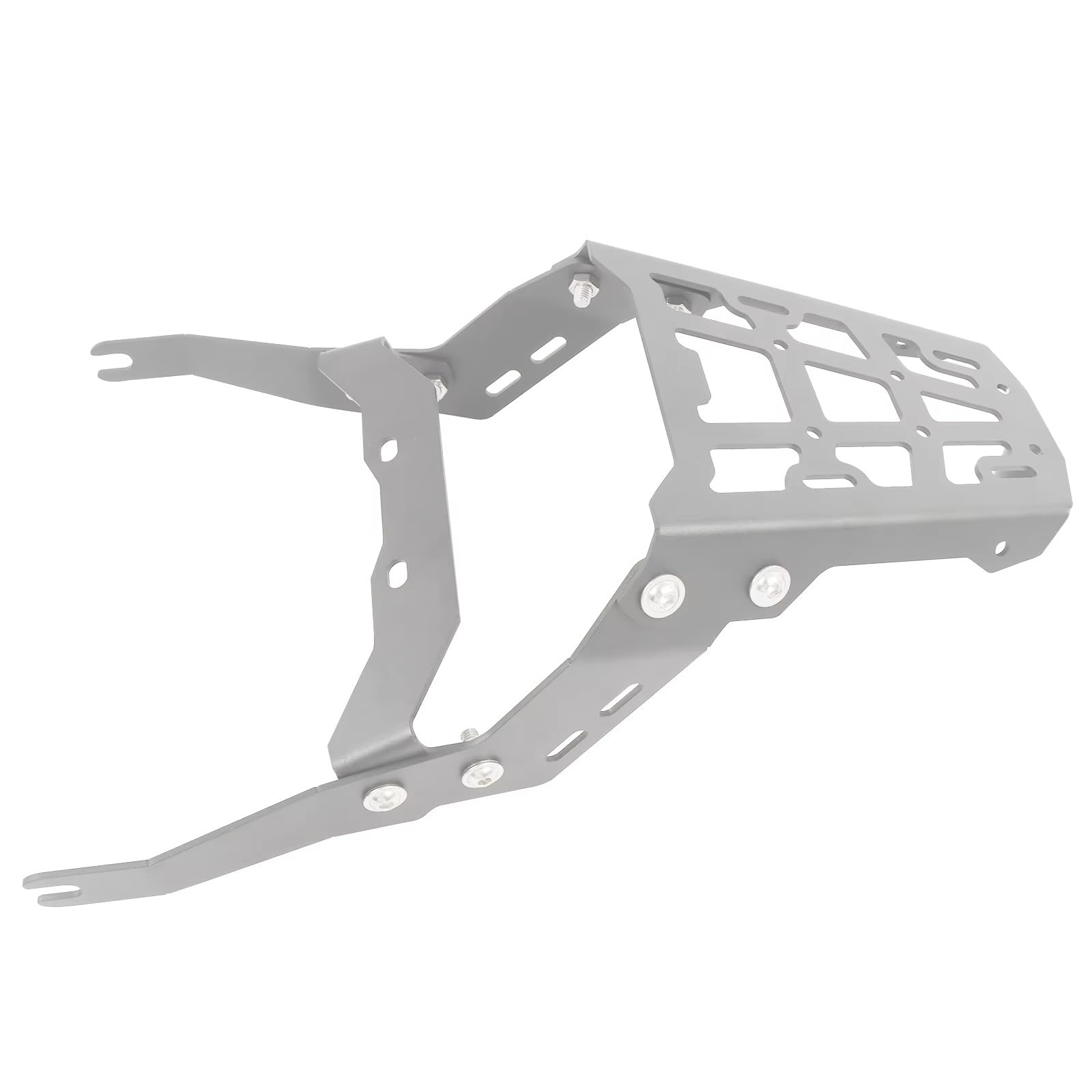 Motorrad Hinten Gepäckträger Für DAX125 Für ST125 2022 2023 2024 Motorrad Hinten Gepäck Rack Träger Gepäck Unterstützung Für Regal Fracht Unterstützung Halter Halterung Für Fracht Heckträger(Silver) von CFDEKOIB