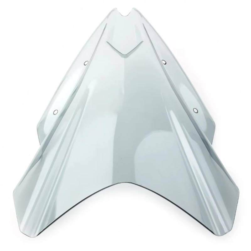 Motorrad Windschutzscheibe Für Ninja 650 2017 2018 2019 Motorrad Teile Motorrad Windschutzscheibe Bildschirm Windschutzscheibe Deflektor Abdeckungen Motorrad Windschutzscheibe Spoiler(Light Grey) von CFDEKOIB