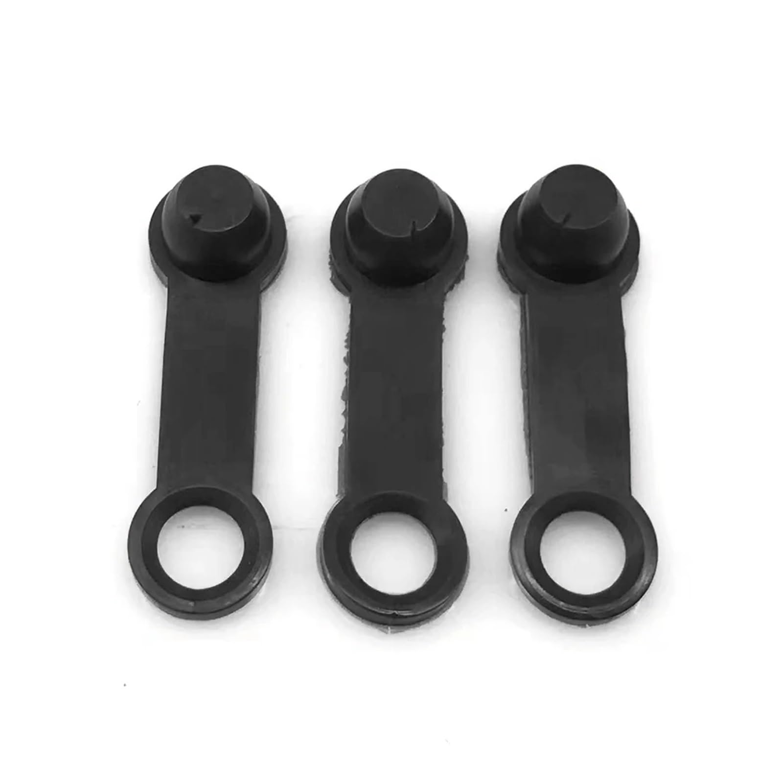 CFDZYXGSOZ 3 stücke Auto Bremspumpe Staubkappe Ölablassschraube Kappe Bremssattel Dichtnippel Schraube Staubkappe Abdeckung Gummi Motorrad Zubehör(Black) von CFDZYXGSOZ