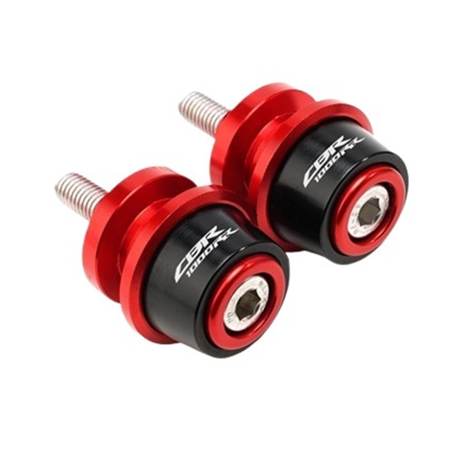 CFDZYXGSOZ Kompatibel mit CBR 1000RR CBR1000RR 2004-2017 2005 2006 2007 2008 2009 Motorrad 8MM Zubehör Motorrad Schwinge Sliders Spools(Red) von CFDZYXGSOZ