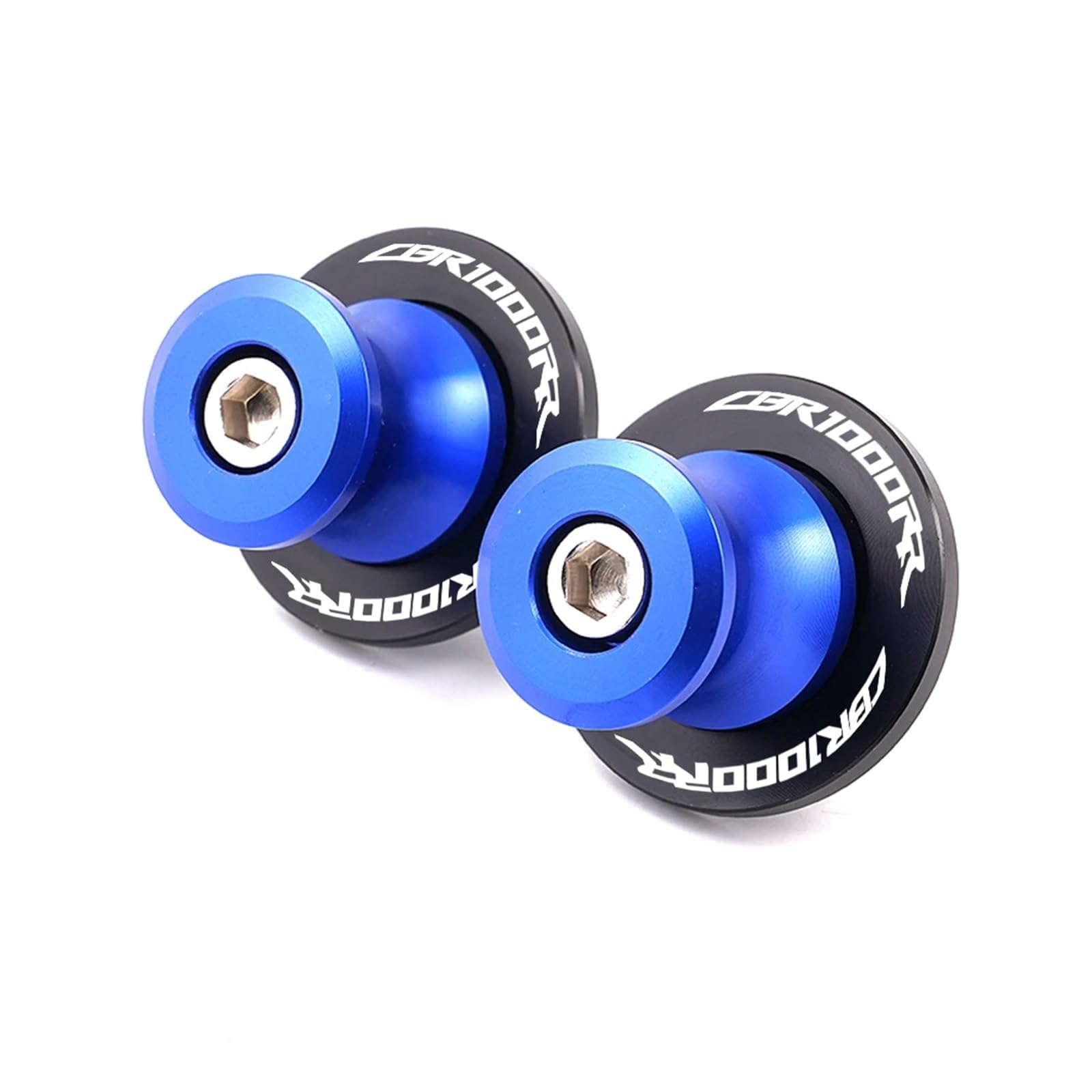 CFDZYXGSOZ Kompatibel mit CBR 1000RR CBR1000RR 2004-2017 2005 2006 2007 2008 2009 Motorrad 8MM Zubehör Motorrad Schwinge Sliders Spools(S-Blue) von CFDZYXGSOZ