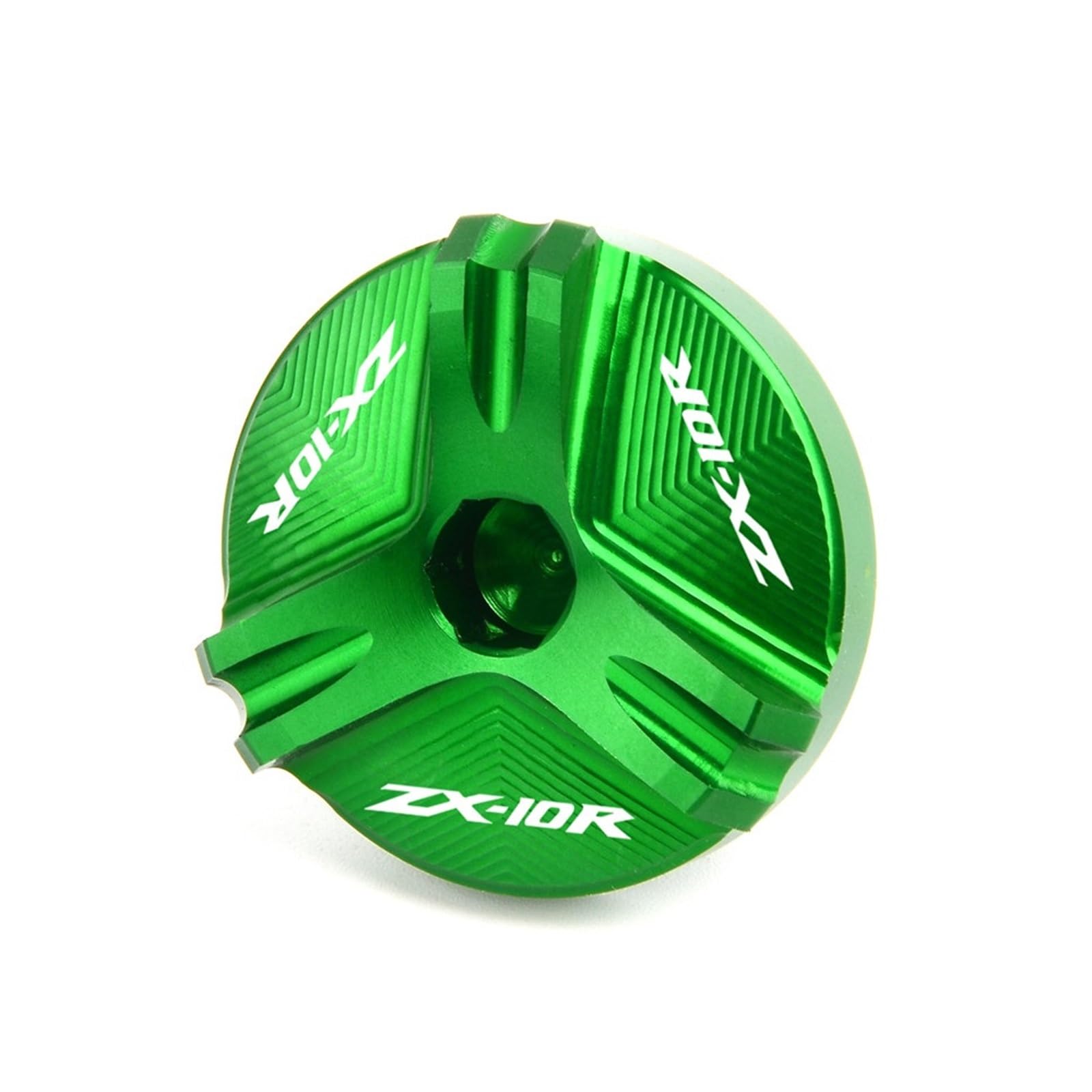 CFDZYXGSOZ Kompatibel mit ZX10R 2020 ZX-10R ABS ZX10 ZX1000 Motorrad Aluminium Motorsteckerabdeckung Öleinfülldeckel Stecker(Green) von CFDZYXGSOZ