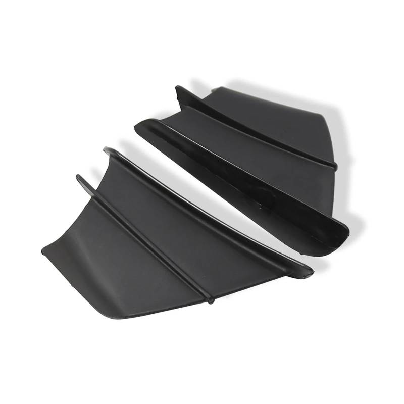 CFDZYXGSOZ Motorrad Winglet Aerodynamischer Flügel Kit Spoiler(Black) von CFDZYXGSOZ