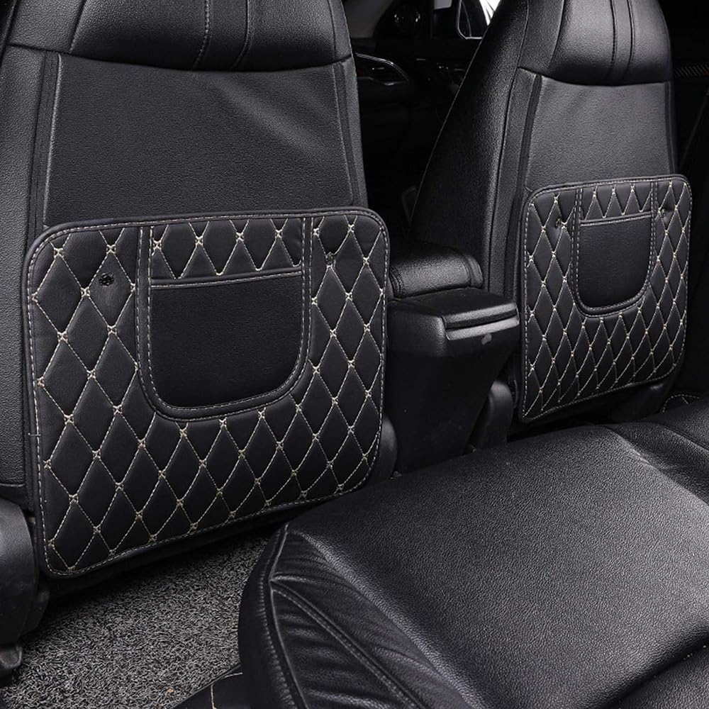 CFIZZ Auto Rücksitz Anti Kick Pad,für Land Rover Defender, Autositz Rücksitz Schoner Wasserdicht Kickpad Kinderschutz Pad Kick Matten Autositzschutz von CFIZZ