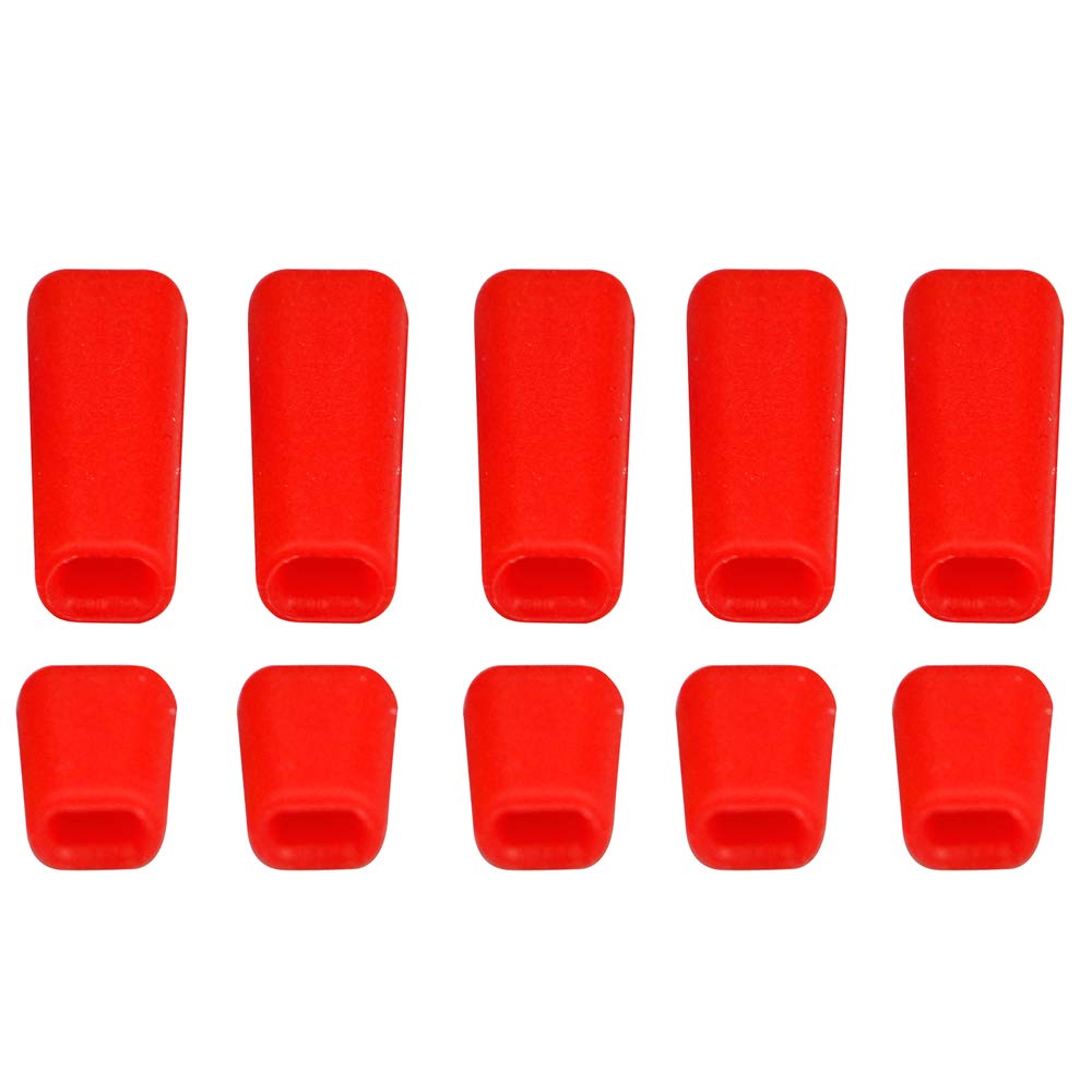 10PCS Mischfarbe Schutzhülle Kappen Kompatibel mit RC FPV Fernbedienung Schalter Kompatibel Mit Verschiedenen RC Sender(RED) von CFMIAWIC