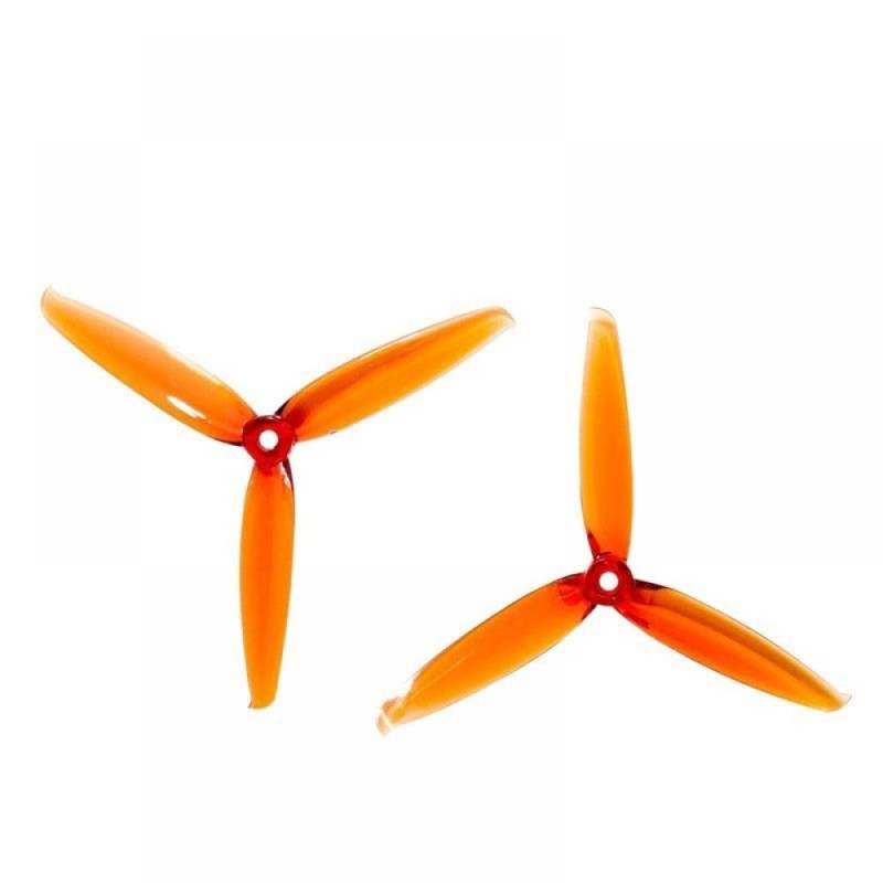 2 Paar kompatible Propeller in 5 Farben Kompatibel mit 6042 6,0 x 4,2 FPV PC 3 Prop CW CCW Motoren 2407(ORANGE 2PAIR) von CFMIAWIC