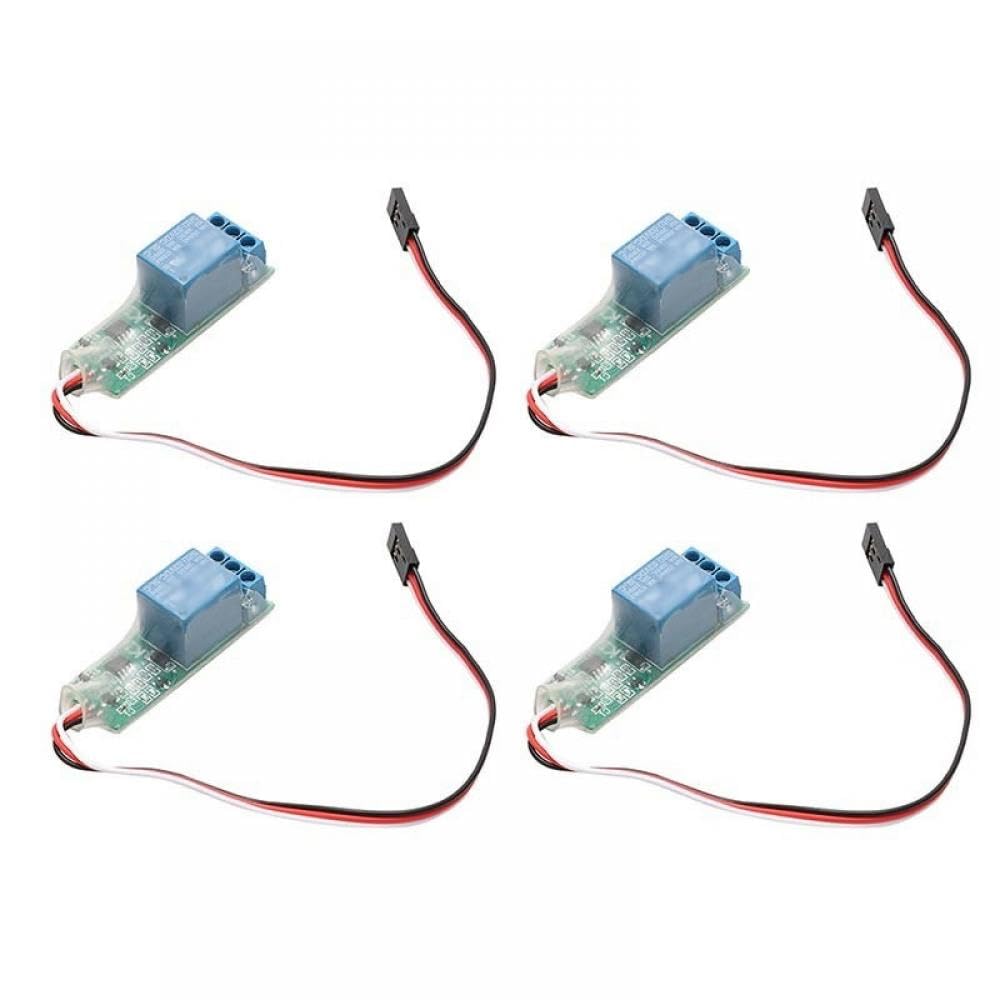 4PCS Fernbedienung Relais Schalter Modul Kompatibel mit RC LED PWM Steuerung Kompatibel Mit 5-18V Empfänger 300W Max von CFMIAWIC