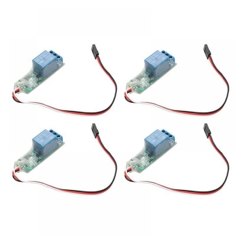 4PCS Fernbedienung Relais Schalter Modul Kompatibel mit RC LED PWM Steuerung Kompatibel Mit 5-18V Empfänger 300W Max von CFMIAWIC