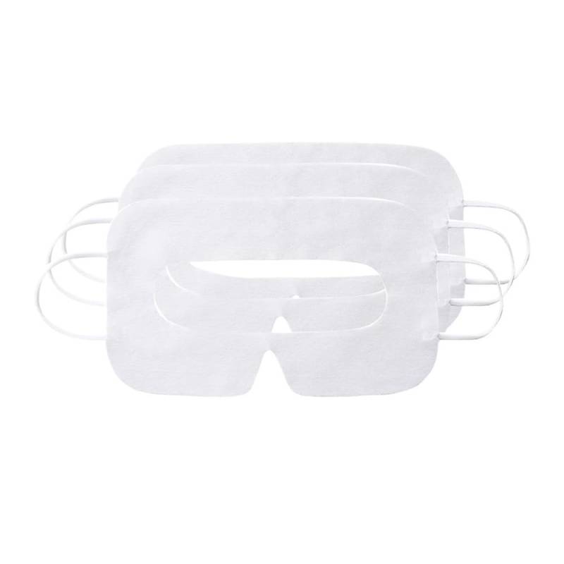 50 oder 100 Stück Einweg-Augenmasken Kompatibel mit VR-kompatible Augenabdeckungs-Schutzpolster Kompatibel mit verschiedene VR-Zubehörteile(100PCS WHITE) von CFMIAWIC