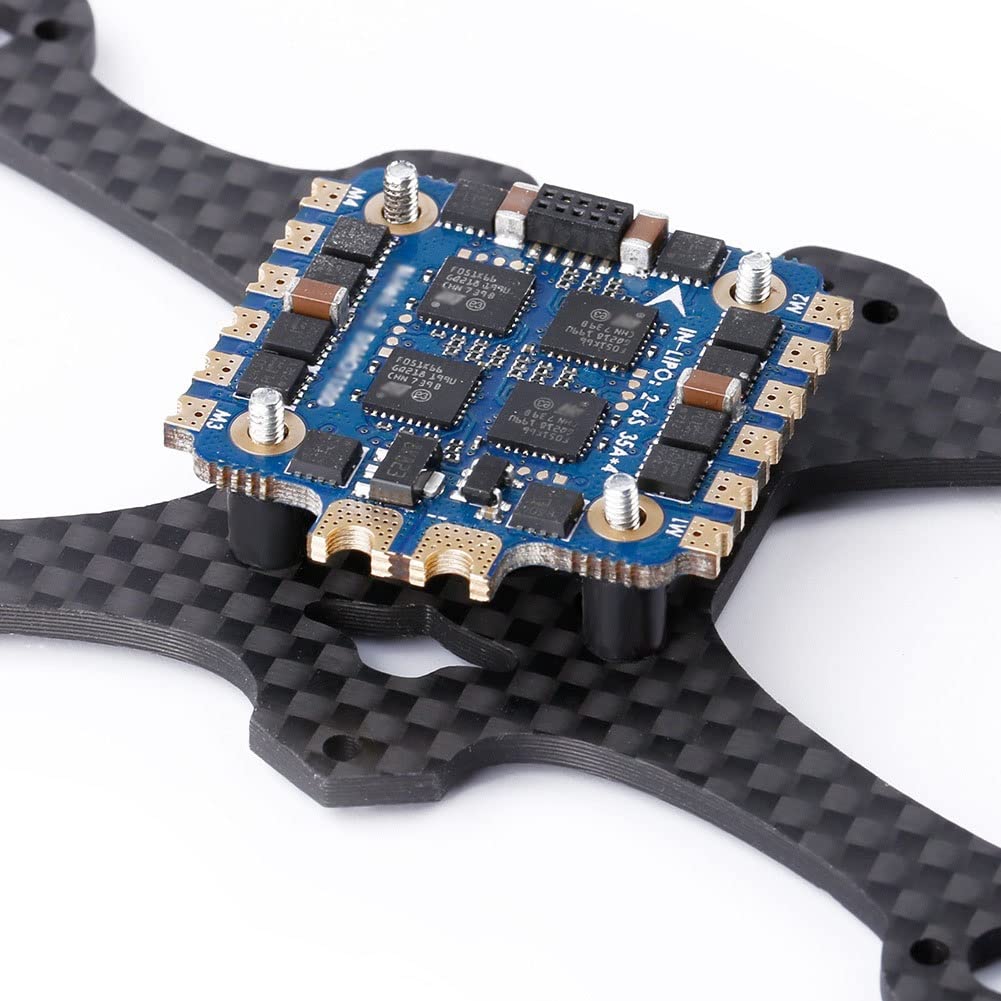 Anti-Vibration Feste Schrauben Kompatibel mit M3 M2 Flight Controller Kompatibel Mit CC3D F3 F4 F7 Flight Control Stacks Kompatibel mit DIY FPV Racing Freestyle Drohnen(4PCS M3) von CFMIAWIC