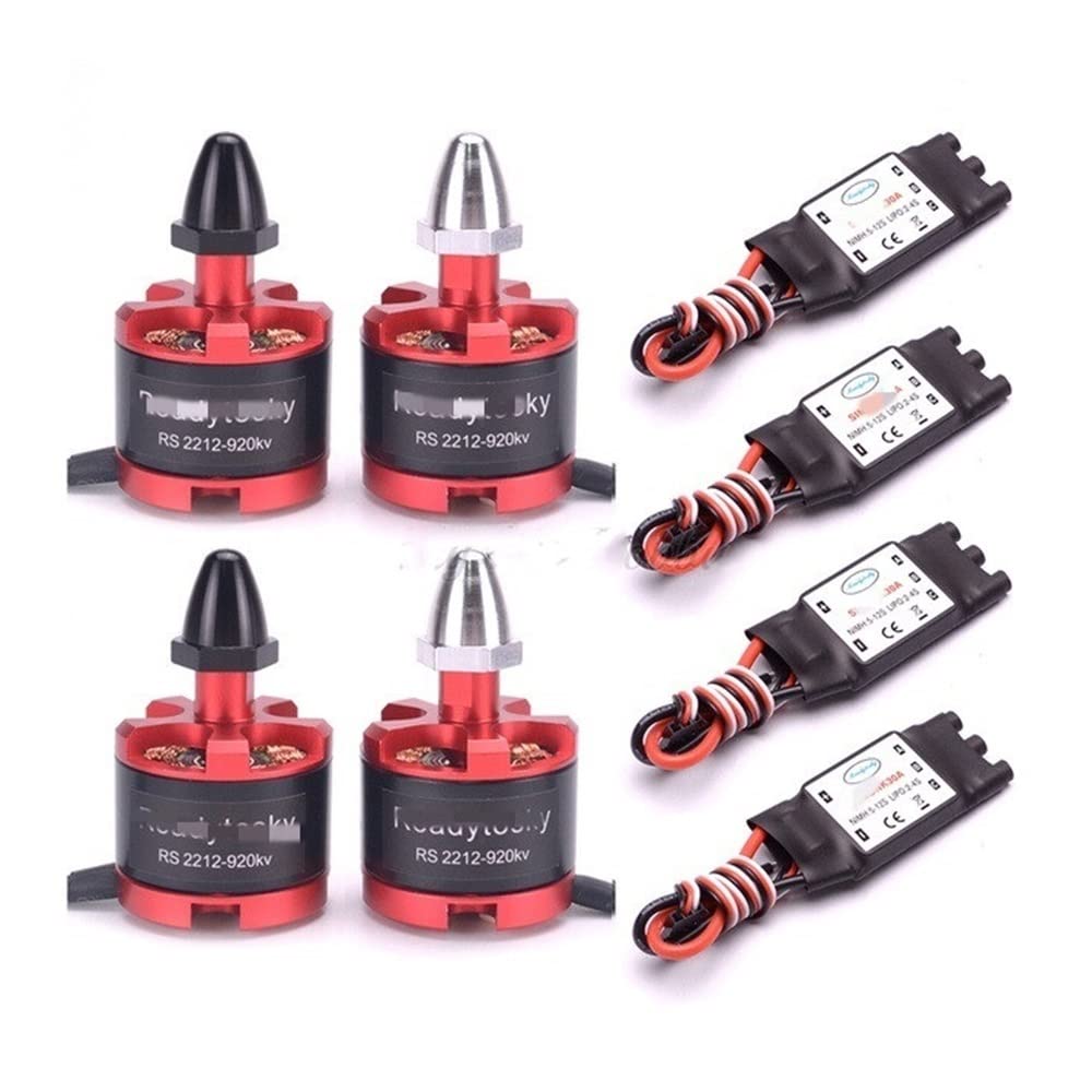 Bürstenloser Motor 2212 920 KV mit 30 A Simonk ESC kompatibel mit F450 F550 S500 S550 X525 Quadcopter Multicopter(MOTOR AND ESC SET) von CFMIAWIC