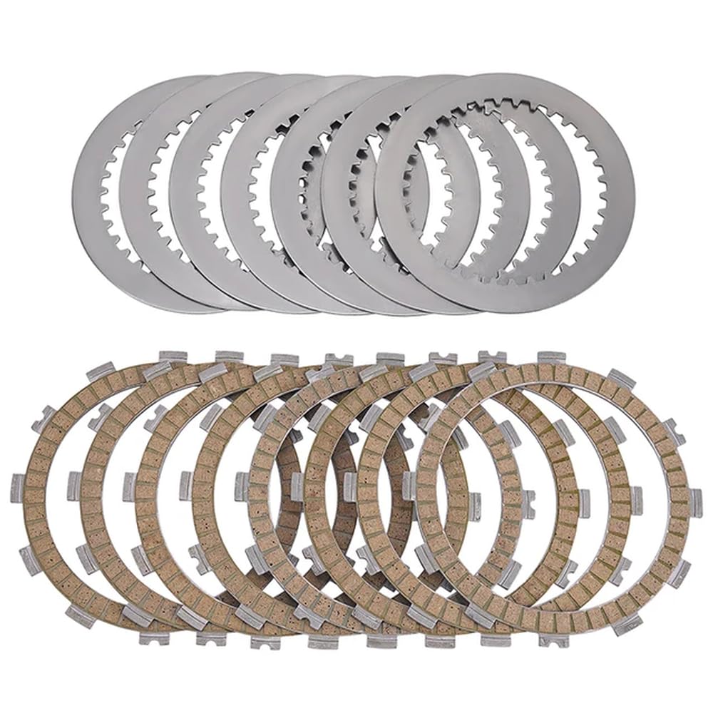 Clutch-Reibung und Stahlscheibenplatten für kompatible KX250F KX250 KX 250 F Modelle 2004-2007 13088-0018 13089-013(PAPER BASED KIT) von CFMIAWIC