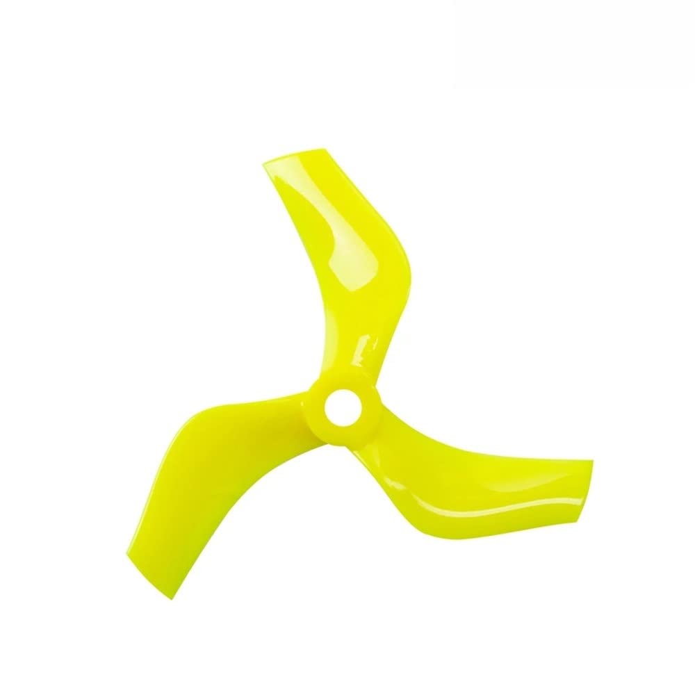 D75 75mm 3-Propeller Kompatibel mit kanalisierte RC FPV Freestyle Cinewhoop kompatible Drohnenteile 3 Zoll D75 kanalisiert(2PAIRS YELLOW) von CFMIAWIC