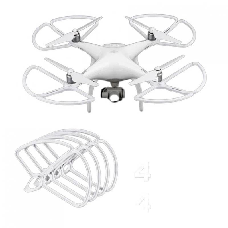 Drohnenzubehör Propellerschutz-Set Kompatibel mit Phantom 4 Pro Advanced, 4er-Pack, Schnellverschluss-Propellerschutz, Stoßstangenschutzabdeckung, kompatibel mit Phantom 4 Pro Advanced von CFMIAWIC