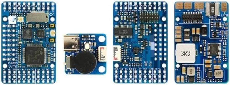 Drohnenzubehör kompatibel mit MATEK F405-WTE Flight Controller Kompatibel mit ArduPilot INAV Firmware Blackbox Barometer OSD 9V 12V BEC VTX austauschbar von CFMIAWIC