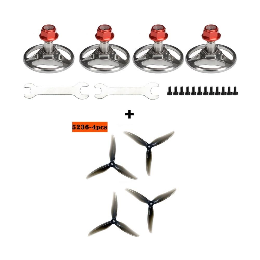 Drone Propeller Montieren Basis Motor Platte CW CCW DIY Zubehör Halter Mit Werkzeug Kompatibel Mit D FPV Combo Drone Ersatzteile(2 IN 1 MIX SET B) von CFMIAWIC