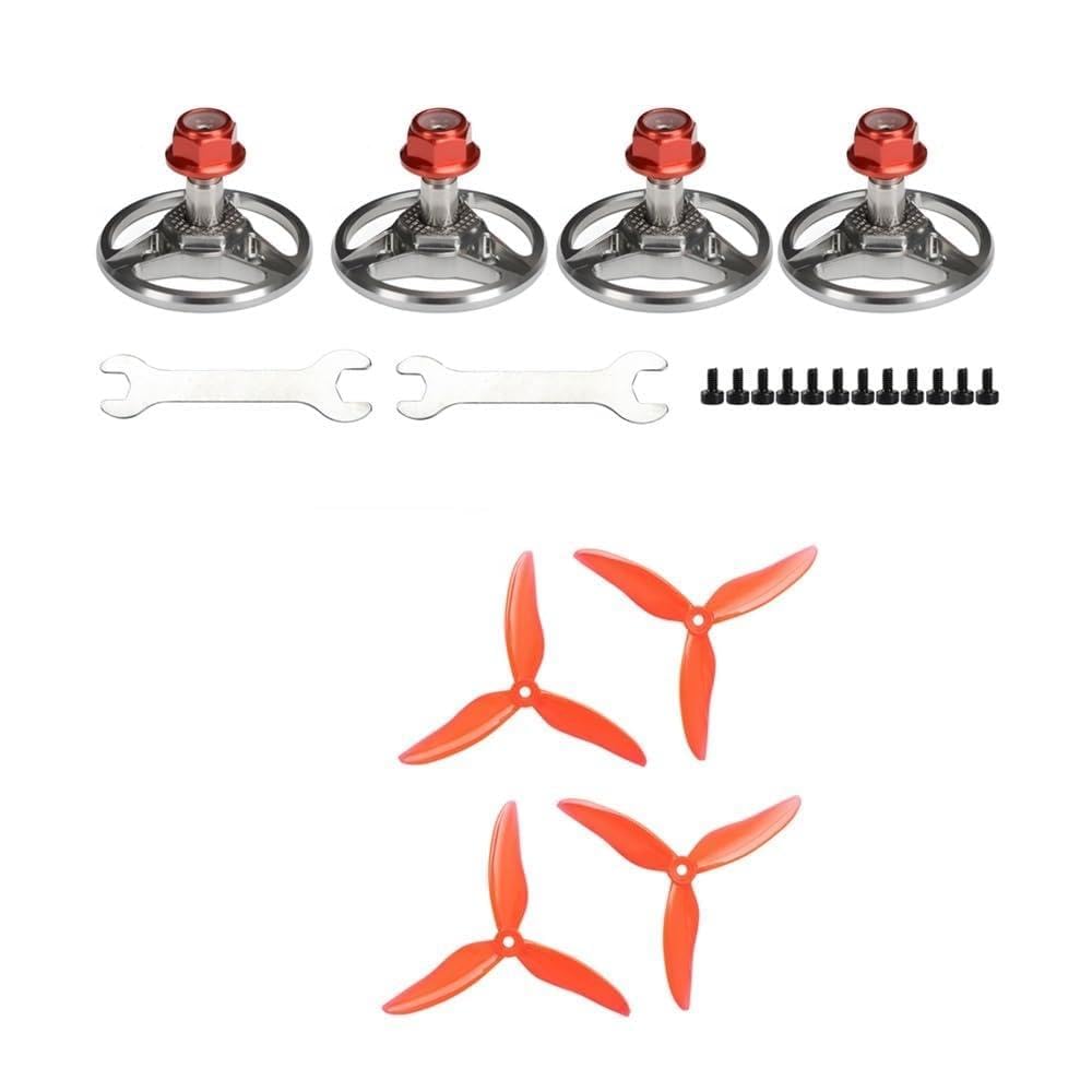 Drone Propeller Montieren Basis Motor Platte CW CCW DIY Zubehör Halter Mit Werkzeug Kompatibel Mit D FPV Combo Drone Ersatzteile(2 IN 1 MIX SET F) von CFMIAWIC