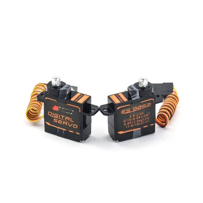 Emax ES9052 Fernbedienung Digital Metal Gear Servo 5,5g Kompatibel mit RC FPV Racing Drohnen Quadcopter DIY Zubehör Kompatible Teile(2 PIECES) von CFMIAWIC