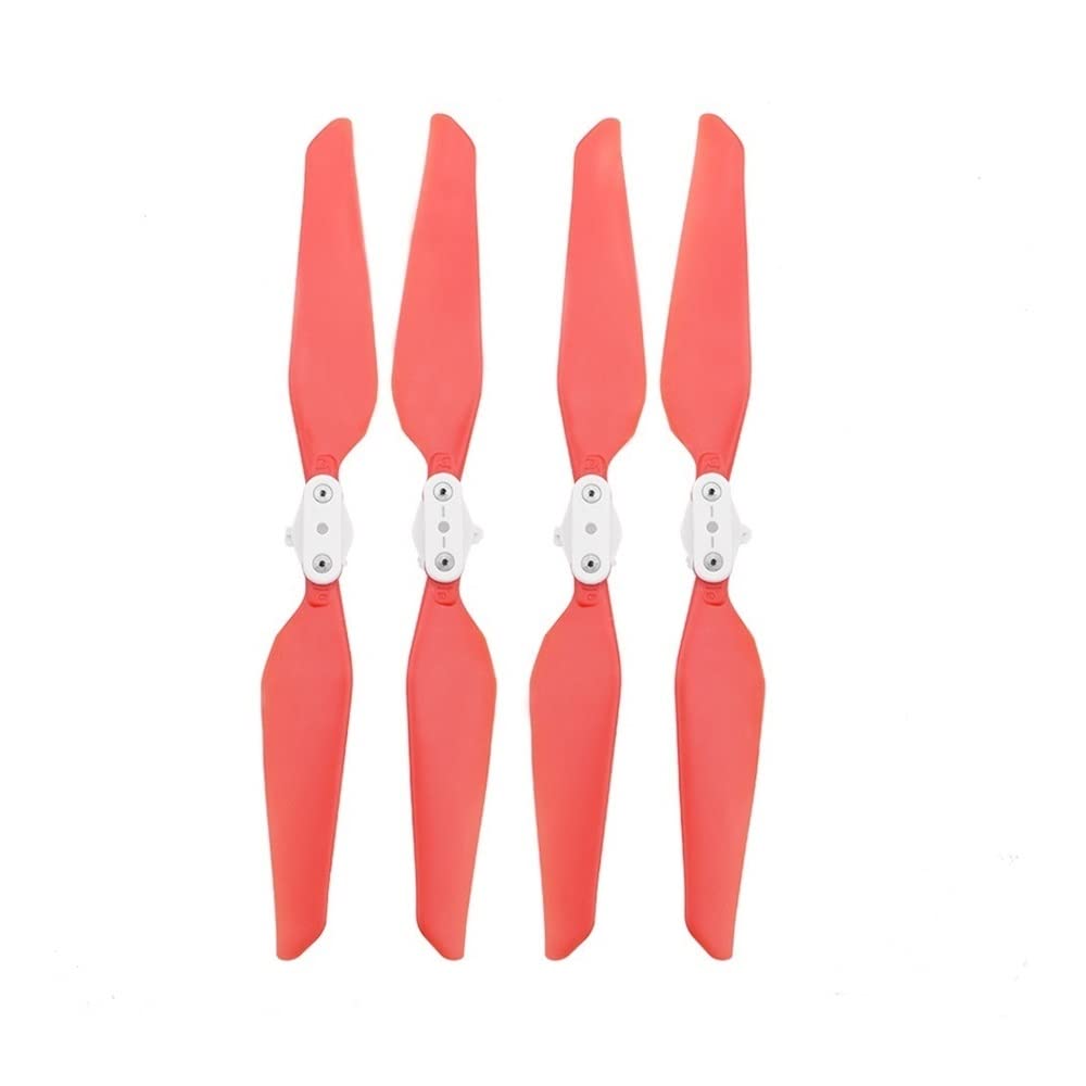 Ersatz-Schnellspannpropeller, kompatibel mit X8 SE 2020 2022, 4 oder 8 Paar faltbare Quadcopter-Ersatzteile, Zubehör(4PCS RED) von CFMIAWIC