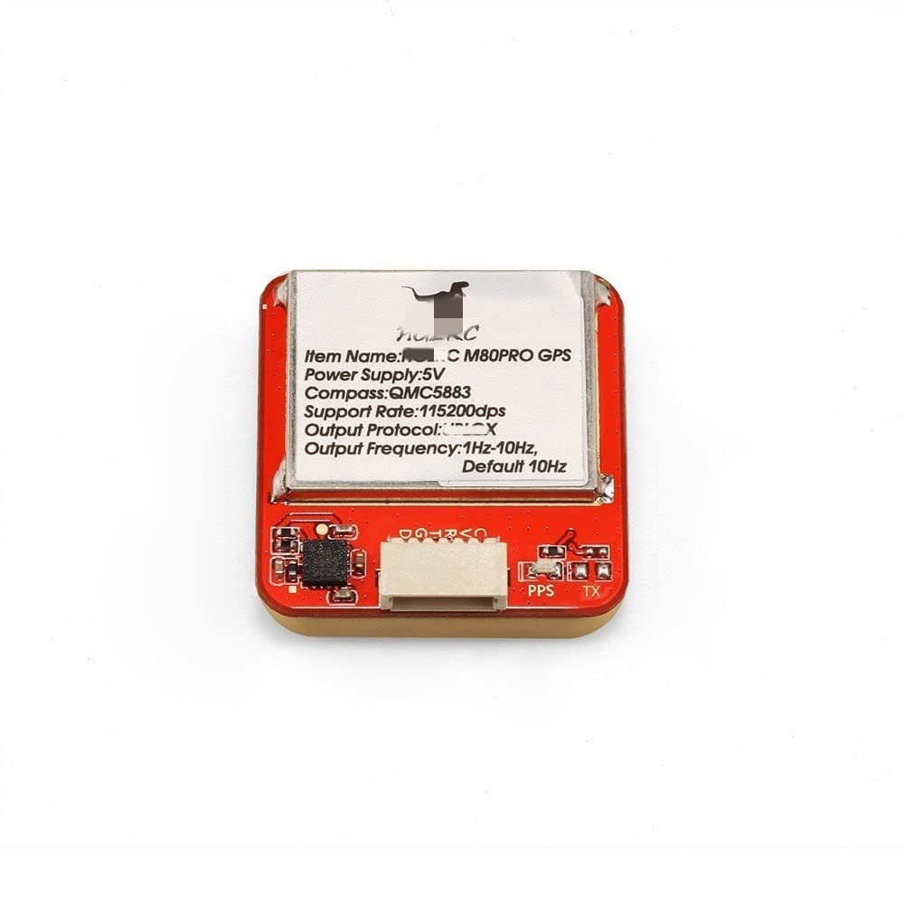 HGLRC M80 PRO GPS-Modul mit GLONASS GALILEO QZSS SBAS BDS und QMC5883-Kompass Kompatibel mit Langstreckendrohnen und RC-Flugzeug-FPV-Kompatibilität(1PC) von CFMIAWIC