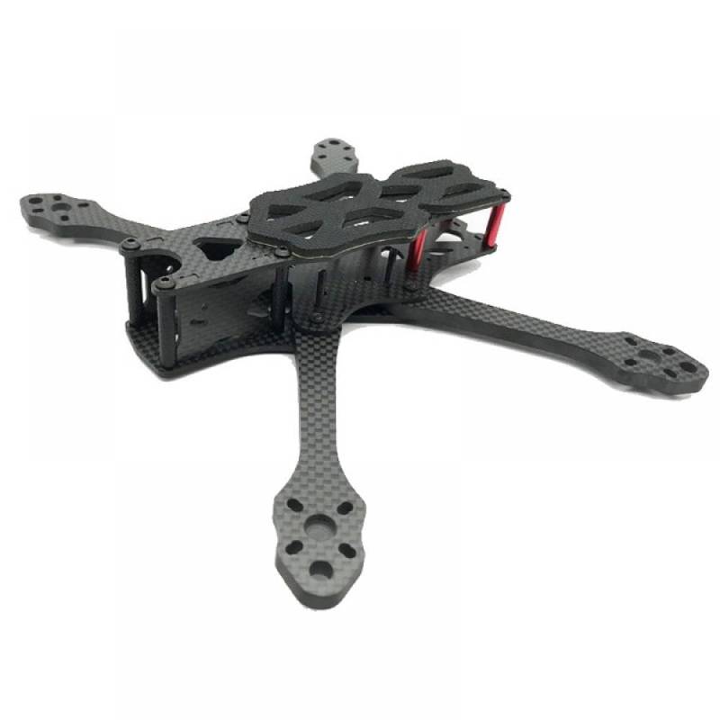 Kompatibler 5-Zoll-225-mm-Carbonfaser-Quadcopter-Rahmensatz Kompatibel mit FPV-Freestyle-Racing-Drohnenmodelle mit 5,5-mm-Armen von CFMIAWIC