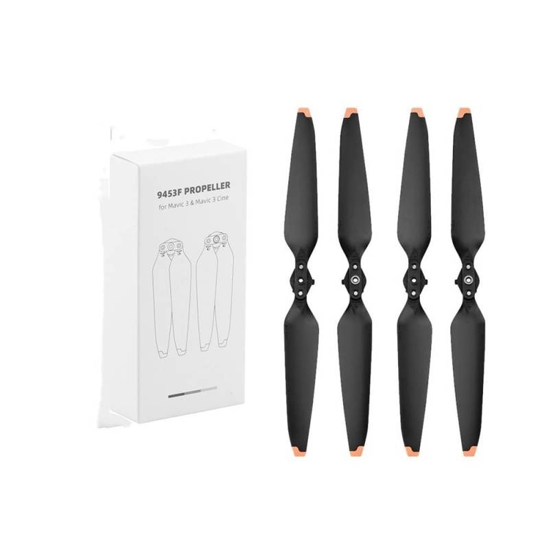 Leichte Ersatzpropeller mit Schnellverschluss Kompatibel mit D 3 9453F Classic Drohnenzubehör(2 PAIRS ORANGE) von CFMIAWIC