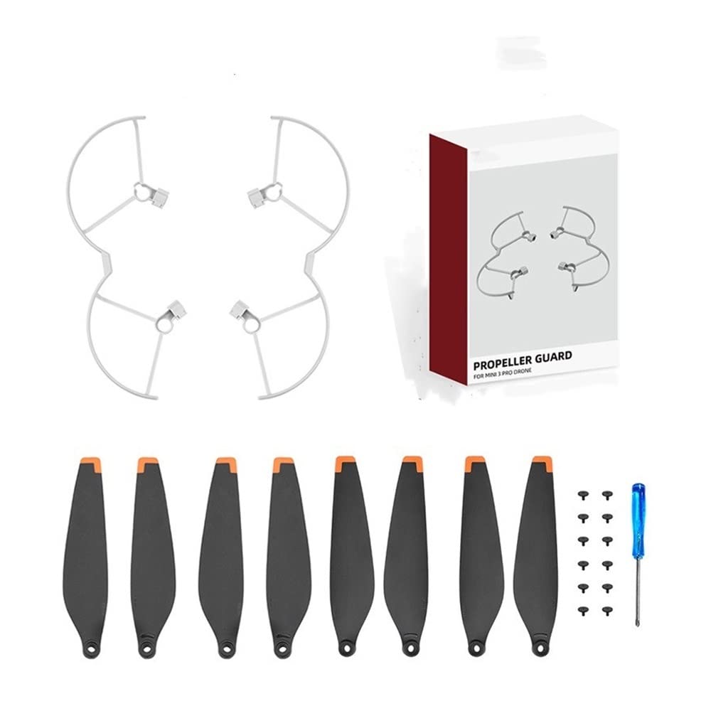 Leichter Propellerschutz Kompatibel mit D NI 3 PRO Drohnenzubehör, Lüfterabdeckungskäfig, kompatibel mit verschiedenen Propellern(2 IN 1-02) von CFMIAWIC