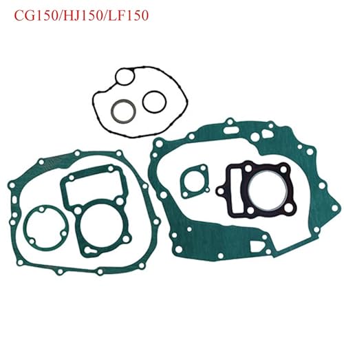 Motorrad-Dichtungssatz, kompatibel mit CG125 56,5 mm, CG150 62 mm, CG200 63,5 mm, CG250 67 mm, Zylinderdichtungen, Kurbelgehäuse, Kupplung, Magneto-Abdeckung(CG150 62MM) von CFMIAWIC