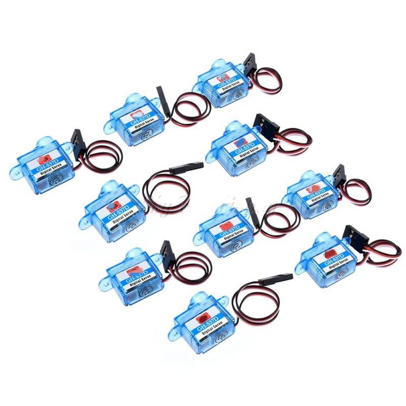 NI Servo 3,7 g kompatibel mit PES GH-S37D Kompatibel mit RC Flugzeug Hubschrauber Boot Auto Trex 250(20PCS) von CFMIAWIC