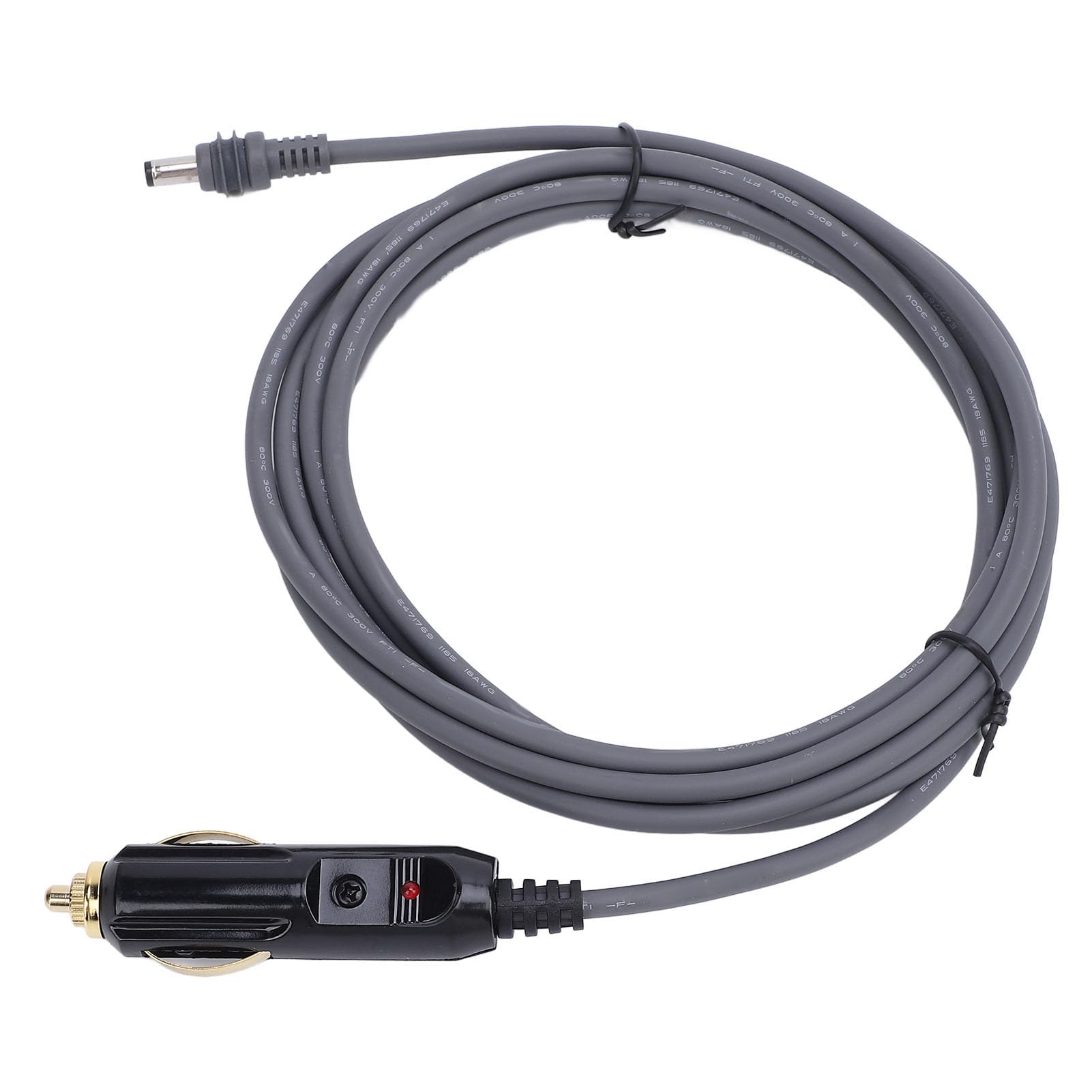 10ft 18AWG DC-Auto-Stromverlängerungskabel für Mini-Antenne, Wohnmobil, LKW, Boot, mit Wasserfestem Zigarettenanzünder-Netzkabel, für Wohnmobile, Autos, LKWs, Busse, Schiffe von CFTGIW