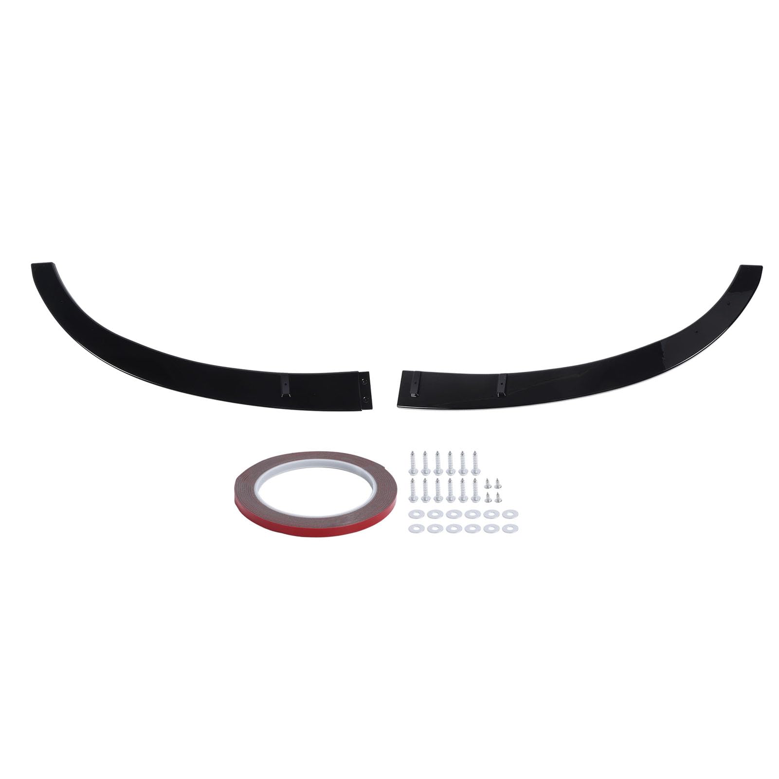 2 Stück Frontstoßstangen-Lippenspoiler, ABS, Glänzend Schwarz, Racing-Look, Präzises Frontstoßstangen-Lippenkörper-Set, Passend für 3er-Serie E92 M Sport 2006 Bis 2013 von CFTGIW