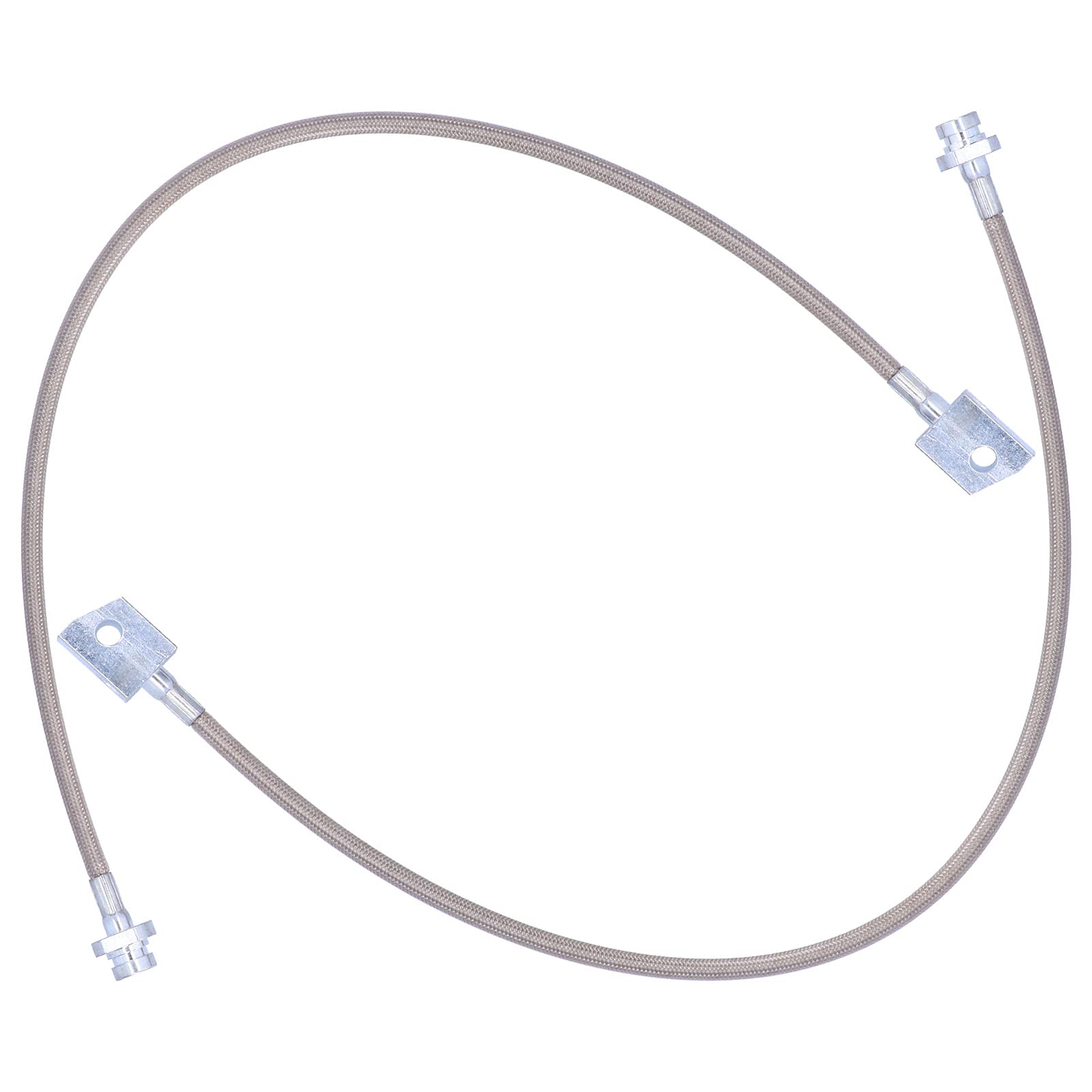 2 Stück Verlängerter Bremsleitungsersatz für DA 1988–199 Vorne/hinten Mittelrohre vor Schmutz und Bieten eine Längere Lebensdauer von CFTGIW