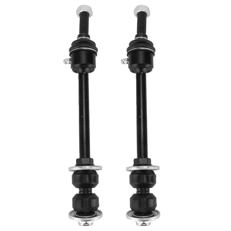 2 Stück Vordere Stabilisator-Endglieder K80894 Metall-Stabilisator-Verbindung HEX mit Fester Funktion und Flachem Schnitt, Ersatz für 1500 5LUG 4WD 2006–2017, Schwarz von CFTGIW