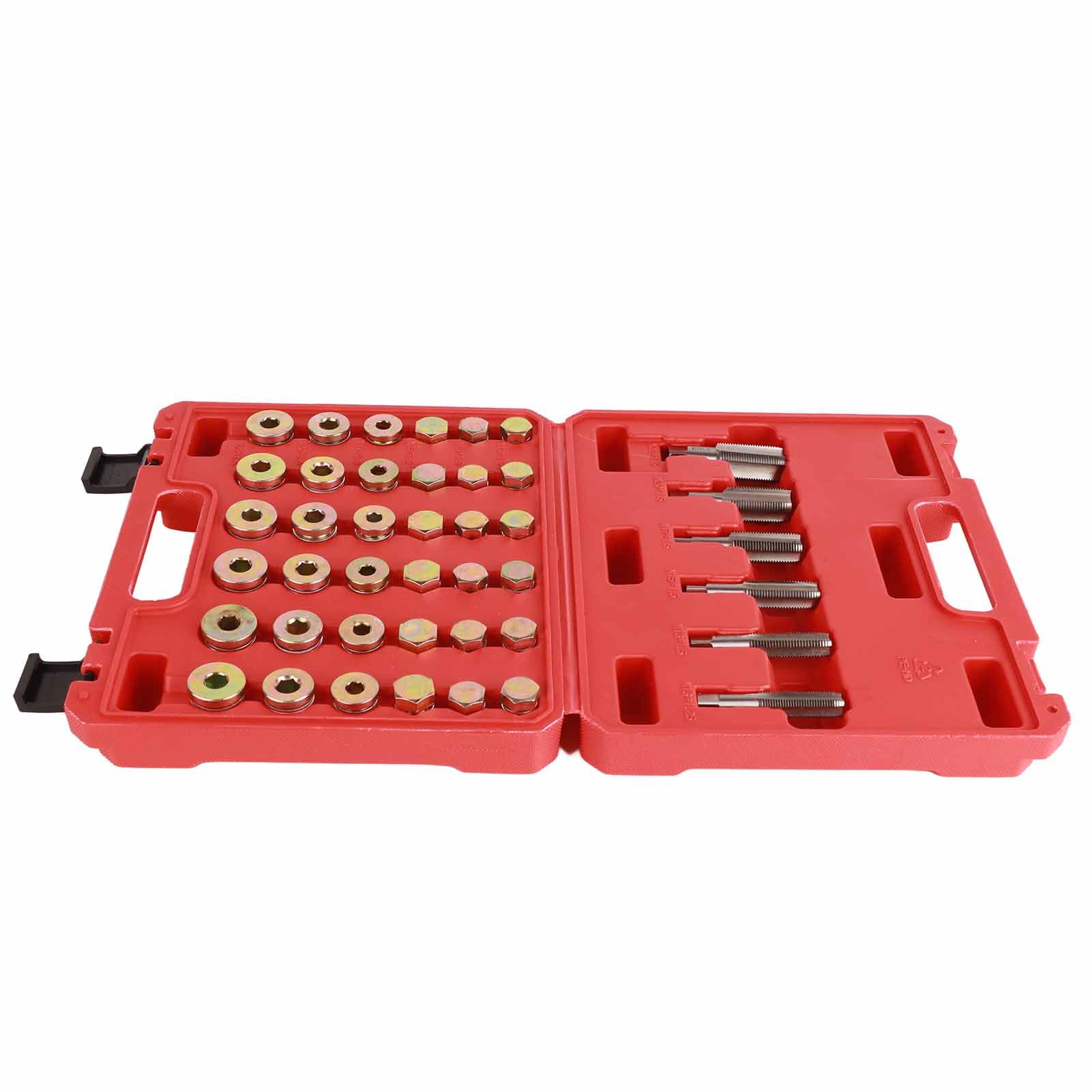 CFTGIW 114Pcs Öl Pan Gewinde Rep Kit Sumpf Ablass Stecker Werkzeug Set M13 M15 M17 M20 M22 von Premium Qualität, die und für Unmatc Ist von CFTGIW