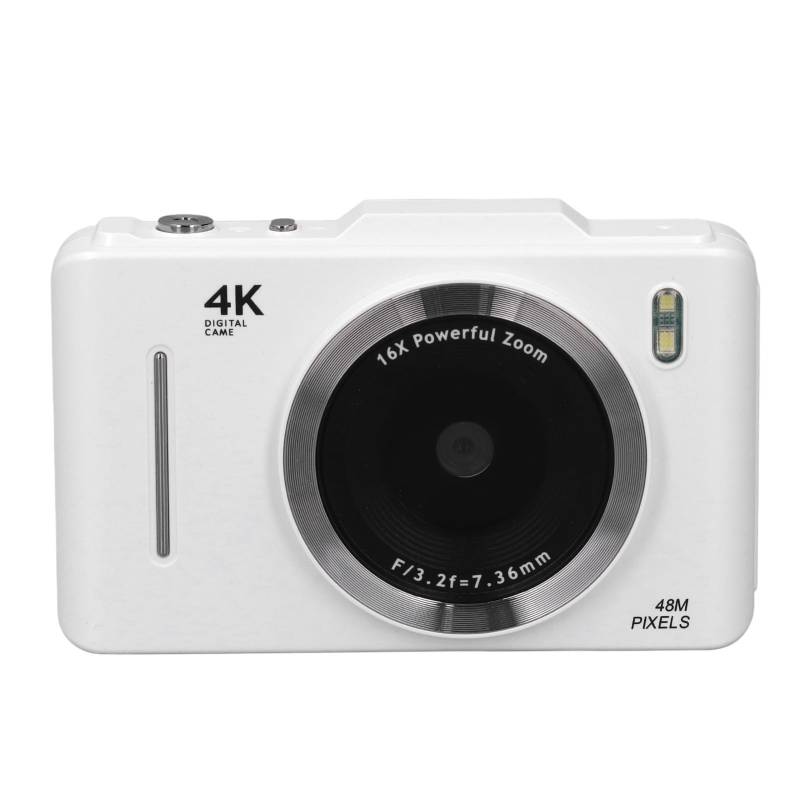 CFTGIW 48MP 4K Retro Digitalkamera mit 16x Digitalem Zoom, Autofokuskamera, Anti -Shake, 2,8 -Zoll (32GB) von CFTGIW