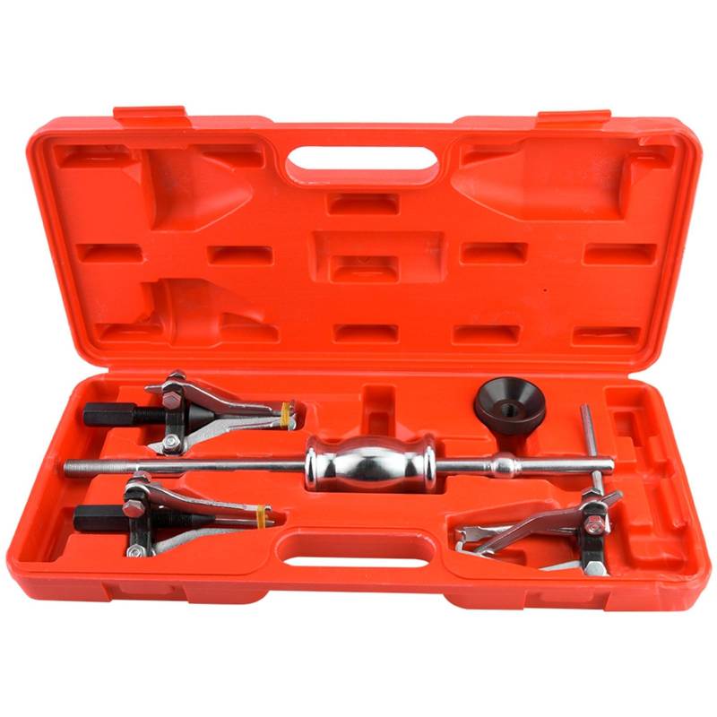 CFTGIW 5pcs Kohlenstoffstahl Inneres Externer Zahnradlagerentfernungswerkzeugkit, Einfach zu Tragen mit 1,2 Kg Schiebernhammer für 15120 Mm Zahnradlagerentfernung, Brandneue von CFTGIW