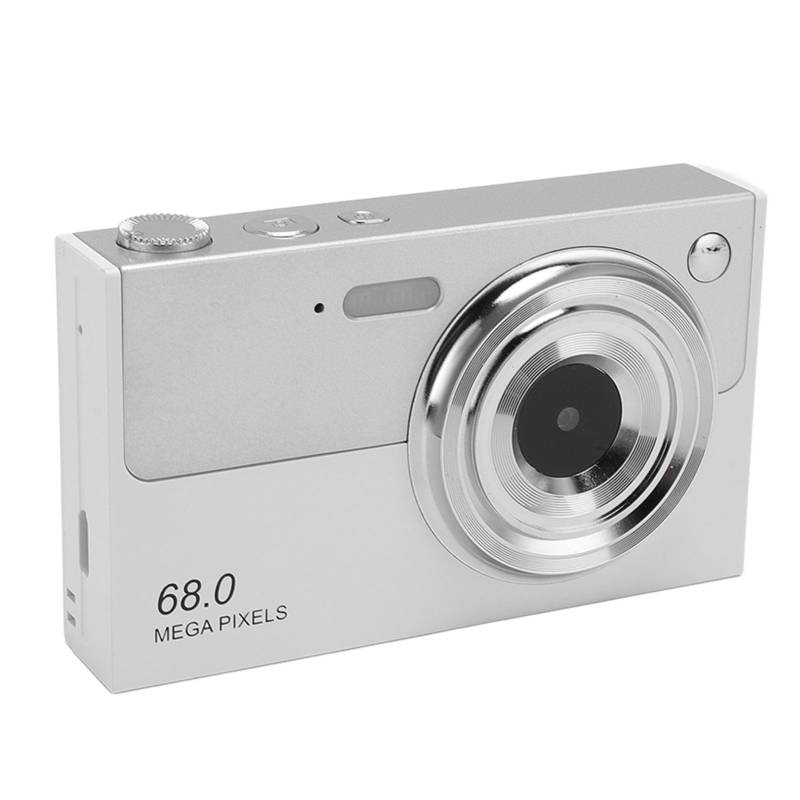 CFTGIW 68MP 4K-Digitalkamera, Kompakt Kamera mit 32GB Speicher, 16X Digital Zoom, USB C für Jugendliche, IPS-Bildschirm, Eingebautes Mikrofon (White) von CFTGIW