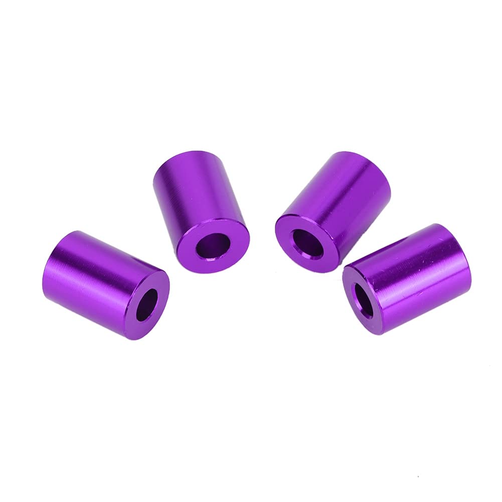 CFTGIW Auto-Motorhauben-Lüftungssp-Riser aus Aluminiumlegierung, Passend für 6-mm-Motoren. Verabschieden Sie Sich von Diesem Produkt und Bleiben Sie Dabei (Purple) von CFTGIW