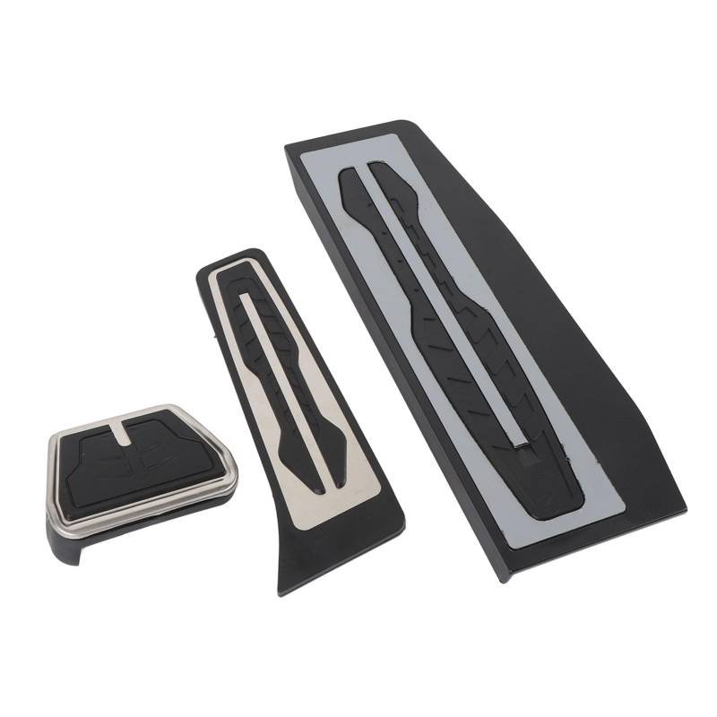 CFTGIW Edelstahl -Pedalabdeckungsabdeckung Footstütze Brake Accelerator Pedal Cover Set Antislip -Gummi für F20 F21 F40 E30 E36 E46 E90 E91 E92 E93 F31 G20 G21 1 Serie 3er, das für EIN von CFTGIW